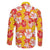 Yellow Hawaii Hibiscus Family Matching Off Shoulder Short Dress and Hawaiian Shirt Tropical Flowers Seamless Pattern - Polynesian Pride