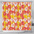 Yellow Hawaii Hibiscus Shower Curtain Tropical Flowers Seamless Pattern - Polynesian Pride