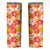 Yellow Hawaii Hibiscus Skinny Tumbler Tropical Flowers Seamless Pattern - Polynesian Pride