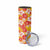 Yellow Hawaii Hibiscus Skinny Tumbler Tropical Flowers Seamless Pattern - Polynesian Pride