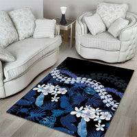 Polu Aloha Hawaii Lei Area Rug Tropical Flowers Elegant Vibe - Polynesian Pride