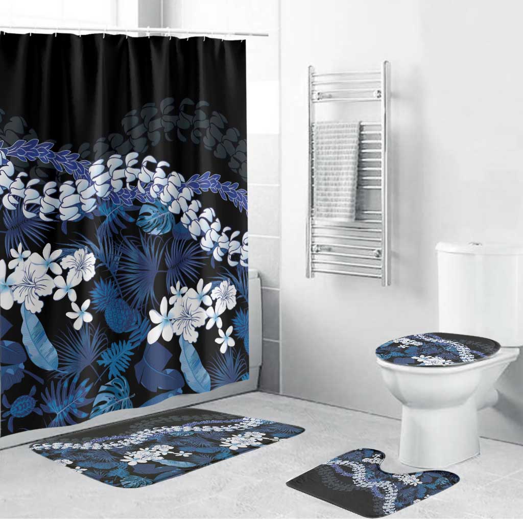 Polu Aloha Hawaii Lei Bathroom Set Tropical Flowers Elegant Vibe - Polynesian Pride
