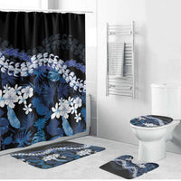 Polu Aloha Hawaii Lei Bathroom Set Tropical Flowers Elegant Vibe - Polynesian Pride