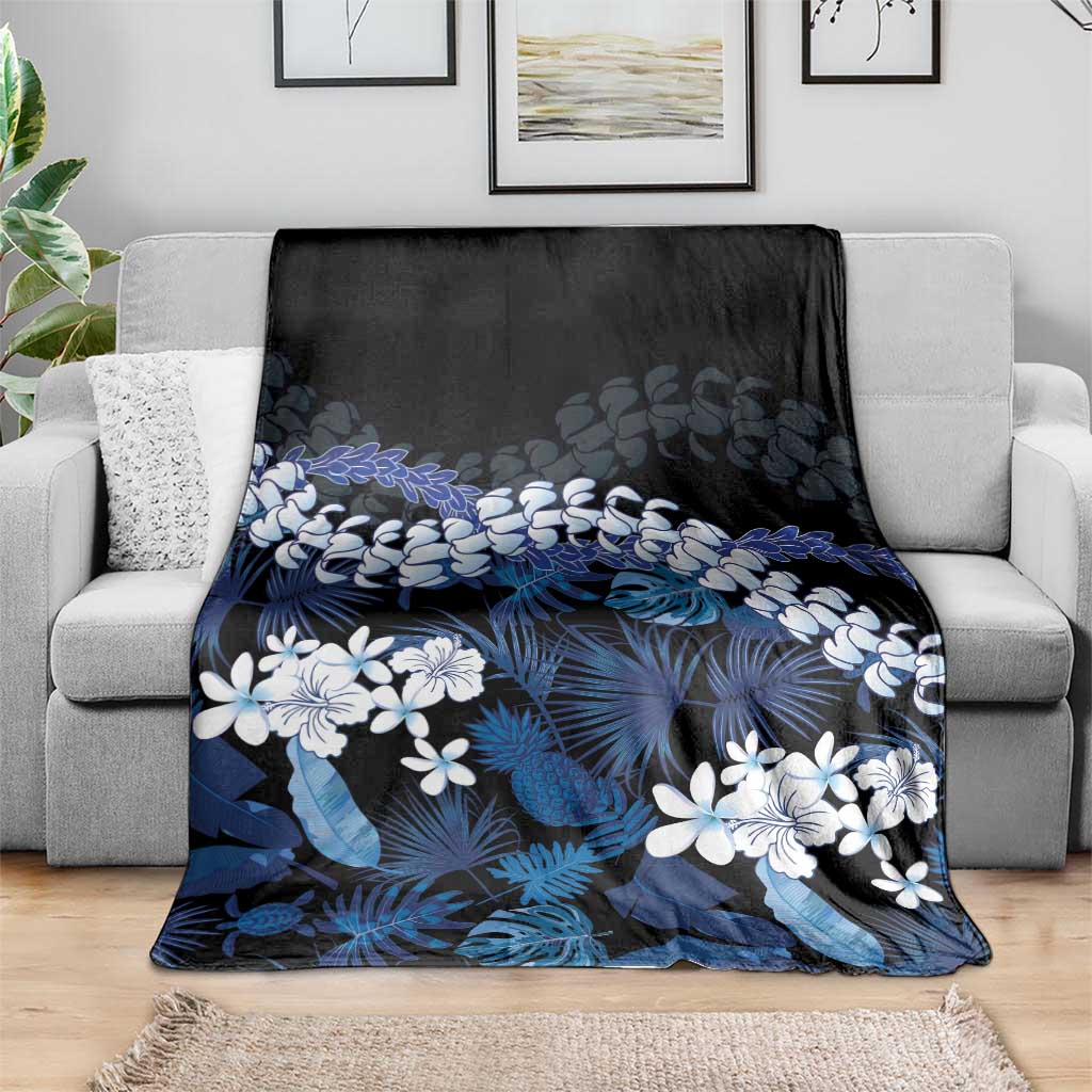 Polu Aloha Hawaii Lei Blanket Tropical Flowers Elegant Vibe - Polynesian Pride