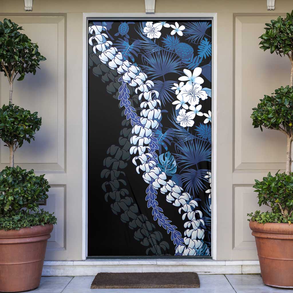 Polu Aloha Hawaii Lei Door Cover Tropical Flowers Elegant Vibe - Polynesian Pride