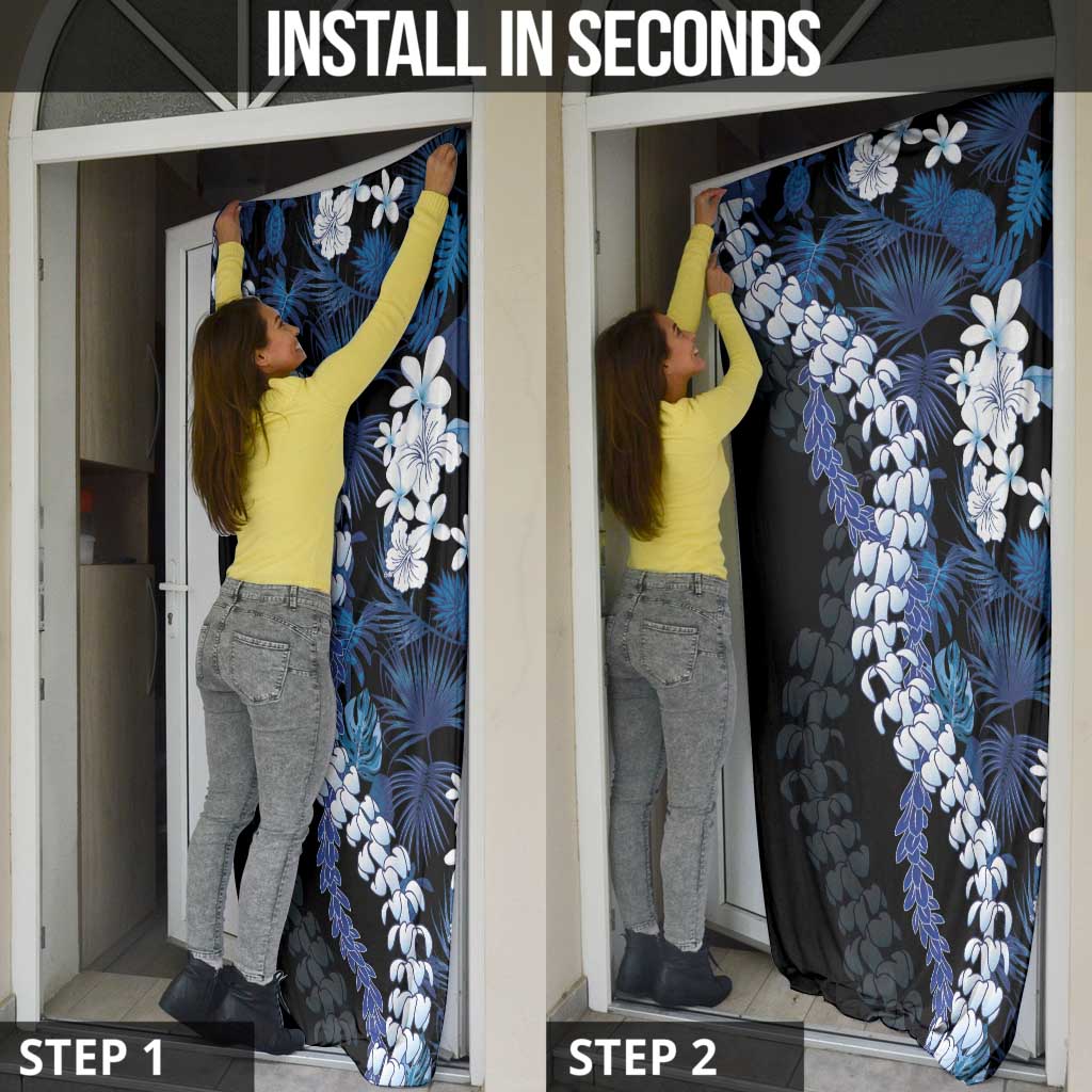 Polu Aloha Hawaii Lei Door Cover Tropical Flowers Elegant Vibe - Polynesian Pride