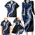 Polu Aloha Hawaii Lei Family Matching Long Sleeve Bodycon Dress and Hawaiian Shirt Tropical Flowers Elegant Vibe - Polynesian Pride