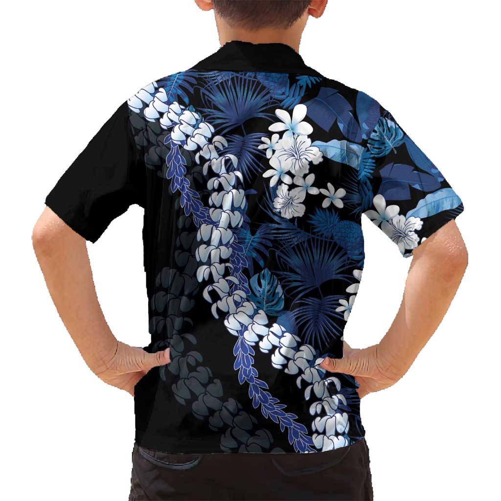 Polu Aloha Hawaii Lei Family Matching Summer Maxi Dress and Hawaiian Shirt Tropical Flowers Elegant Vibe LT14 - Polynesian Pride