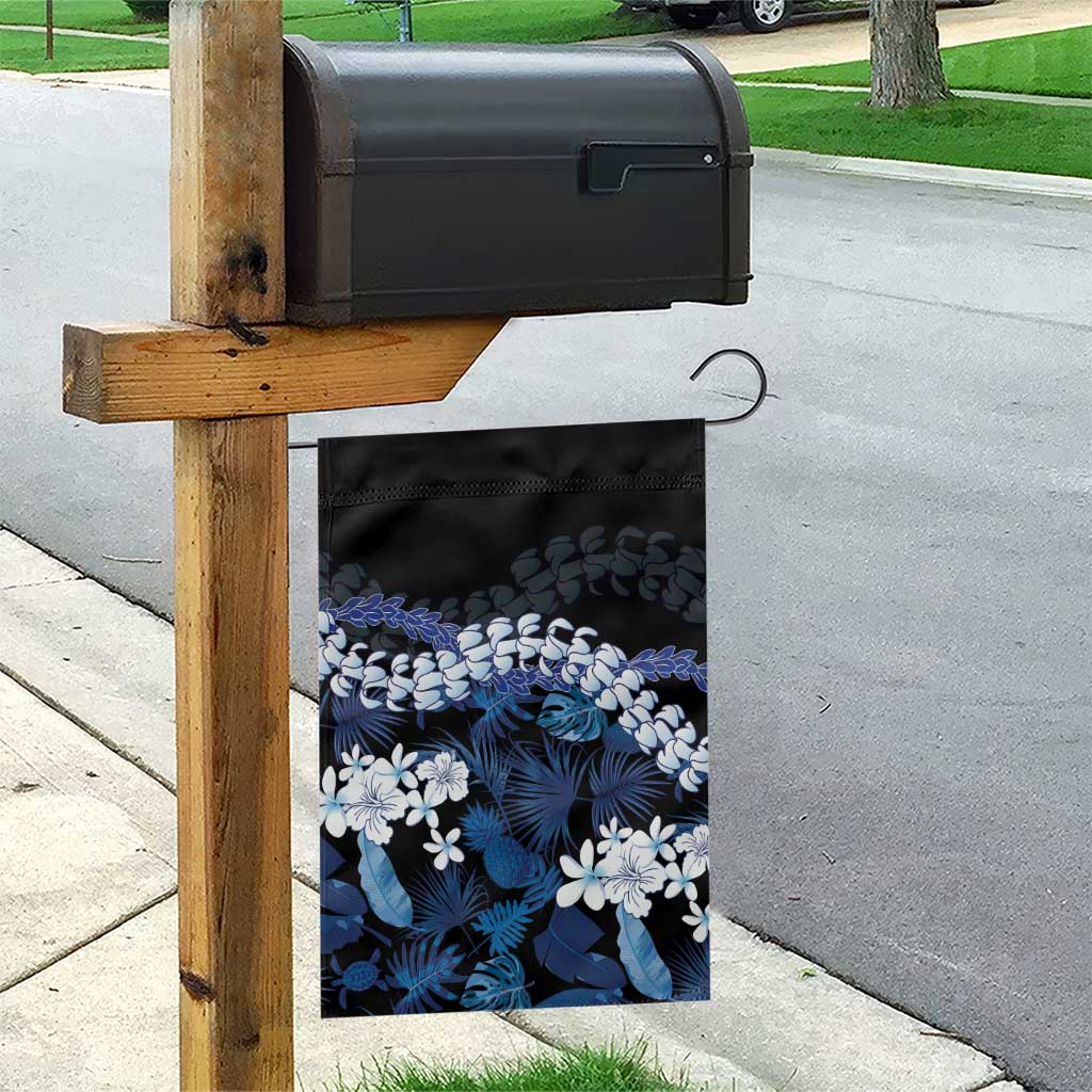 Polu Aloha Hawaii Lei Garden Flag Tropical Flowers Elegant Vibe - Polynesian Pride