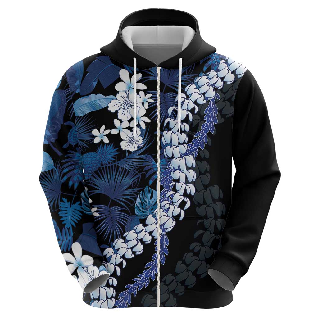 Polu Aloha Hawaii Lei Hoodie Tropical Flowers Elegant Vibe - Polynesian Pride