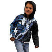 Polu Aloha Hawaii Lei Kid Hoodie Tropical Flowers Elegant Vibe - Polynesian Pride