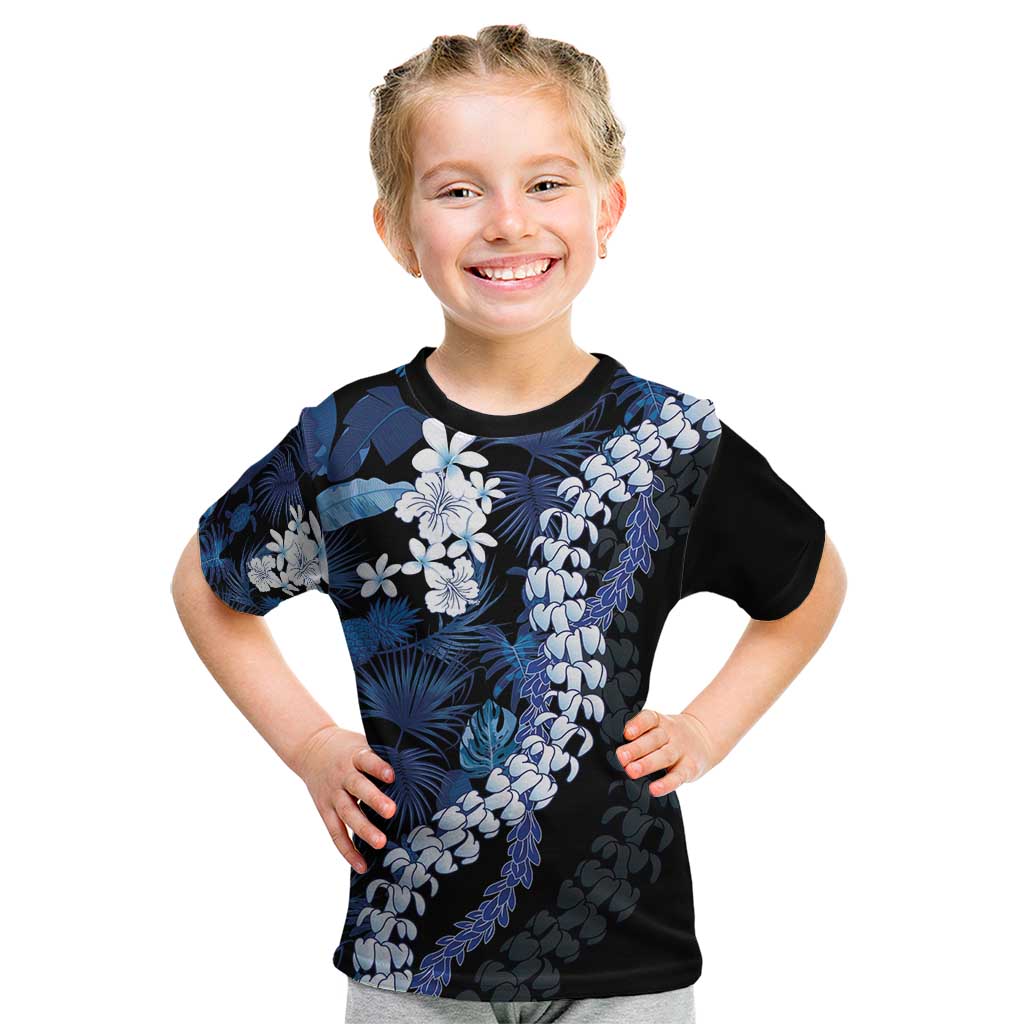 Polu Aloha Hawaii Lei Kid T Shirt Tropical Flowers Elegant Vibe - Polynesian Pride