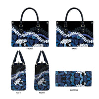 Polu Aloha Hawaii Lei Leather Bag Tropical Flowers Elegant Vibe - Polynesian Pride