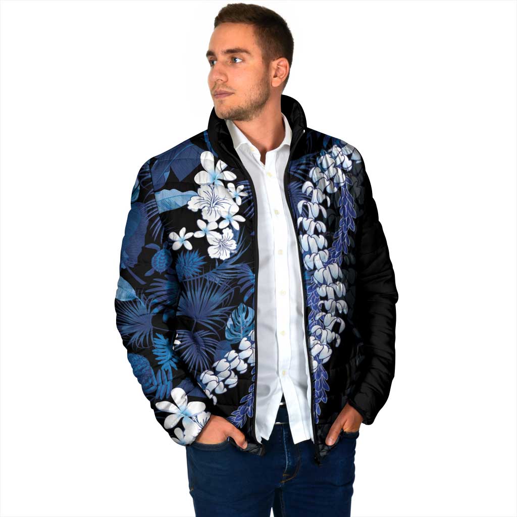 Polu Aloha Hawaii Lei Padded Jacket Tropical Flowers Elegant Vibe - Polynesian Pride