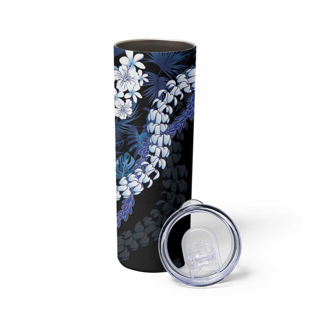 Polu Aloha Hawaii Lei Skinny Tumbler Tropical Flowers Elegant Vibe - Polynesian Pride