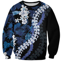 Polu Aloha Hawaii Lei Sweatshirt Tropical Flowers Elegant Vibe - Polynesian Pride