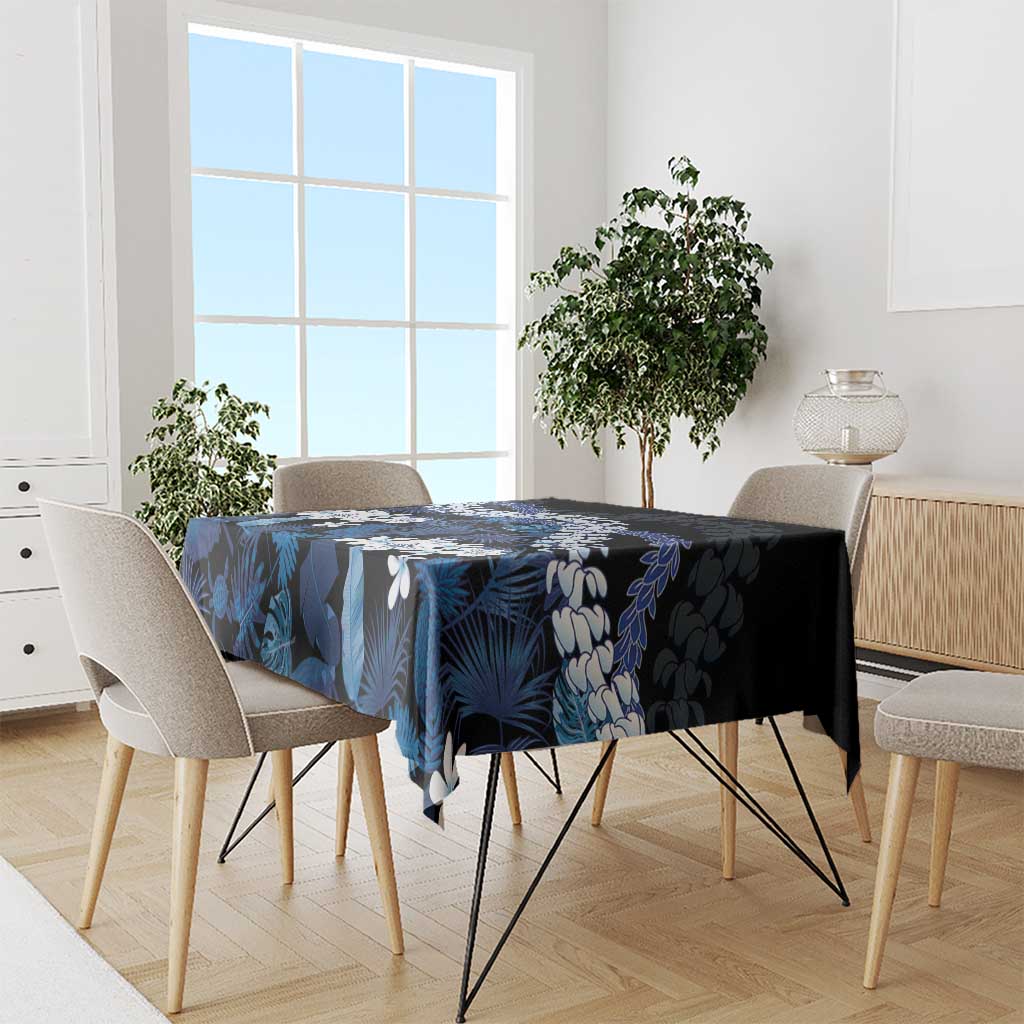 Polu Aloha Hawaii Lei Tablecloth Tropical Flowers Elegant Vibe - Polynesian Pride