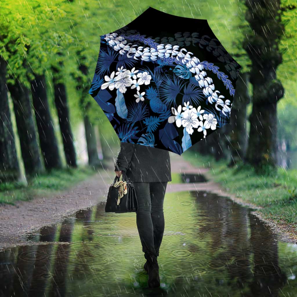 Polu Aloha Hawaii Lei Umbrella Tropical Flowers Elegant Vibe - Polynesian Pride