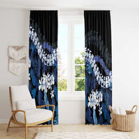 Polu Aloha Hawaii Lei Window Curtain Tropical Flowers Elegant Vibe - Polynesian Pride