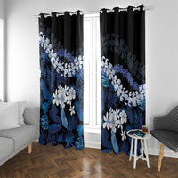 Polu Aloha Hawaii Lei Window Curtain Tropical Flowers Elegant Vibe - Polynesian Pride
