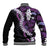 Poni Aloha Hawaii Lei Baseball Jacket Tropical Flowers Elegant Vibe - Polynesian Pride