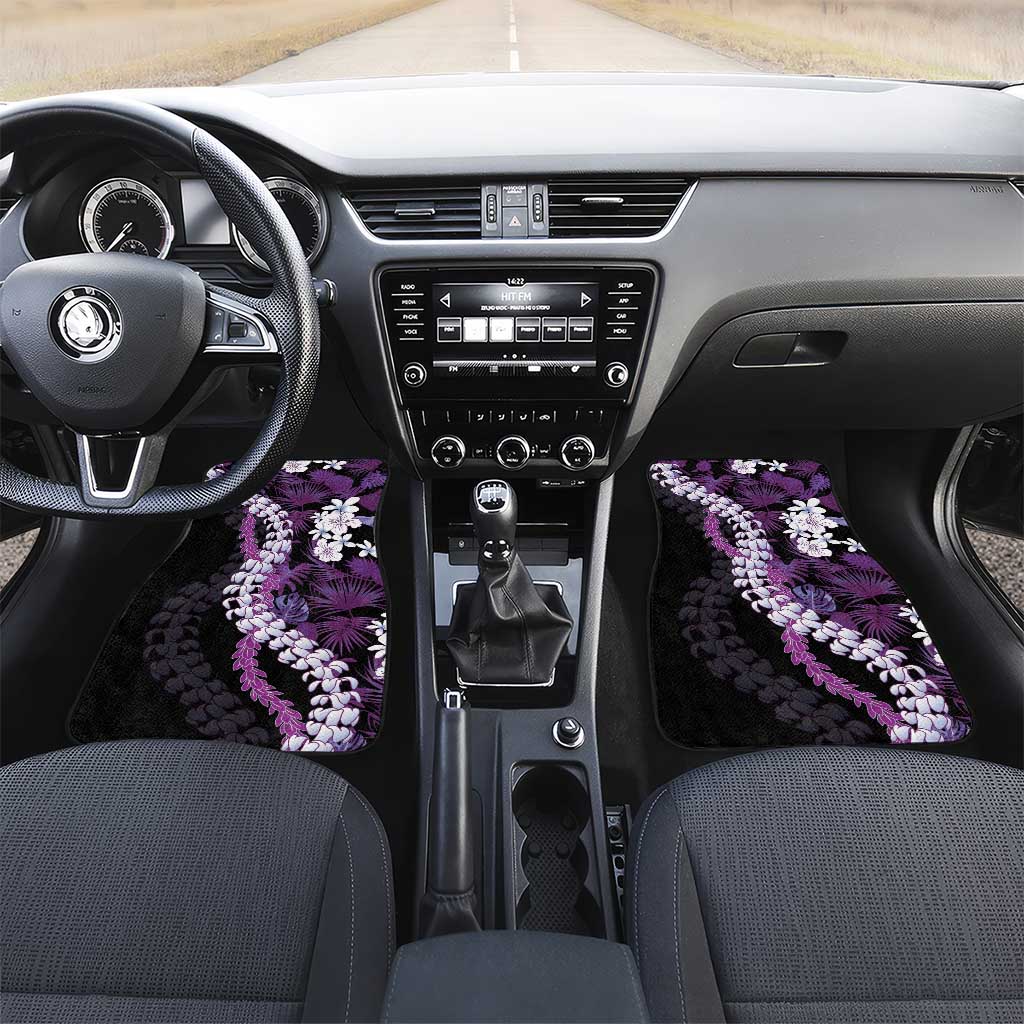 Poni Aloha Hawaii Lei Car Mats Tropical Flowers Elegant Vibe - Polynesian Pride