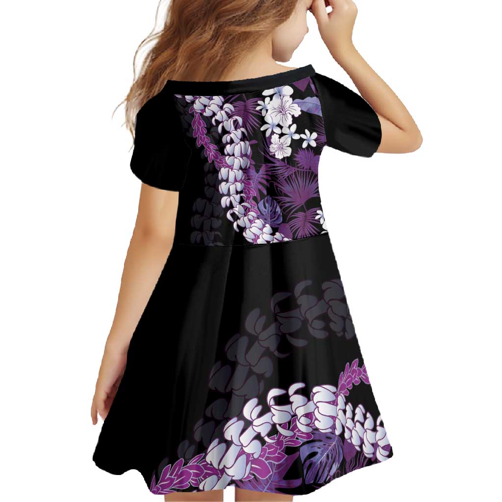 Poni Aloha Hawaii Lei Family Matching Off Shoulder Maxi Dress and Hawaiian Shirt Tropical Flowers Elegant Vibe - Polynesian Pride