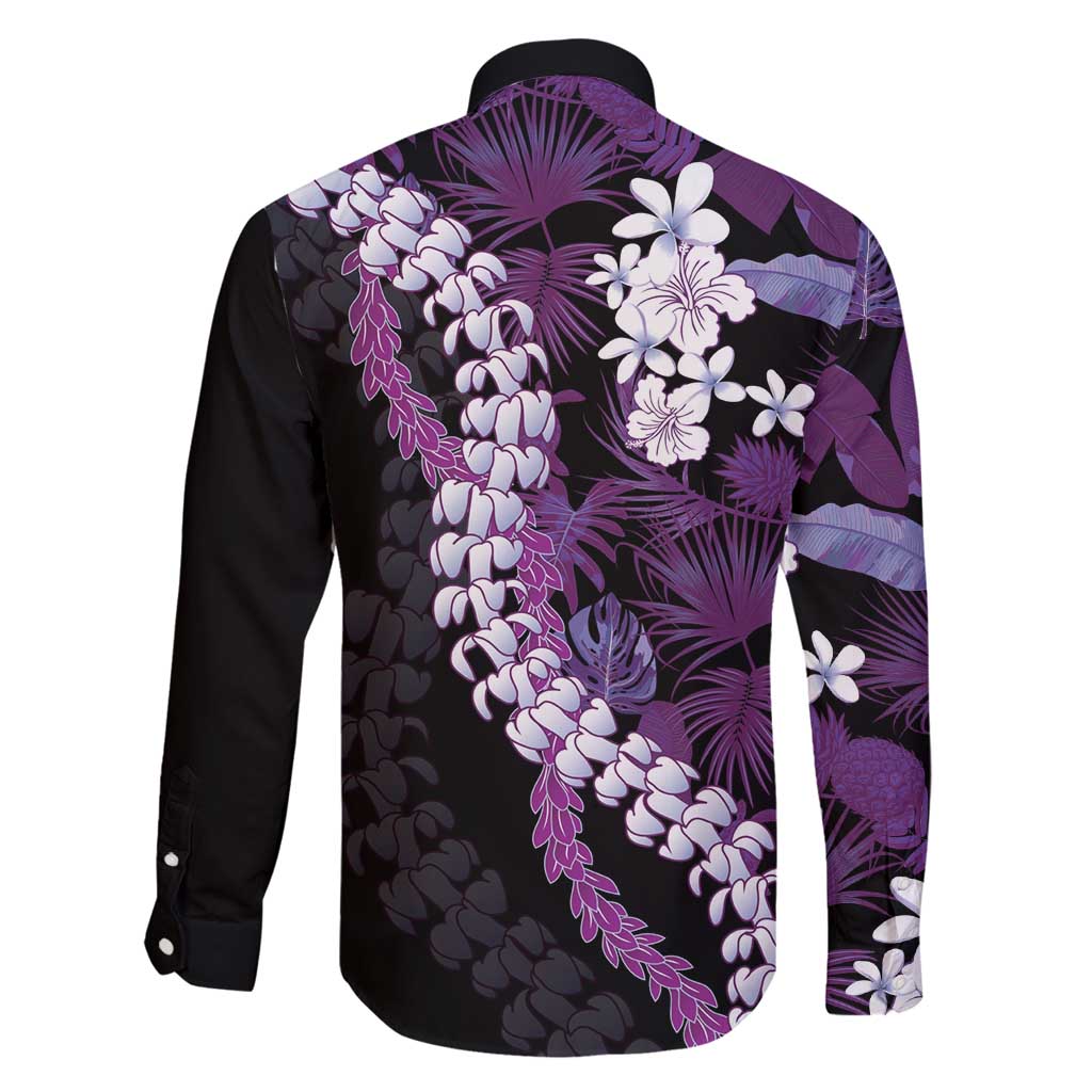Poni Aloha Hawaii Lei Family Matching Summer Maxi Dress and Hawaiian Shirt Tropical Flowers Elegant Vibe LT14 - Polynesian Pride