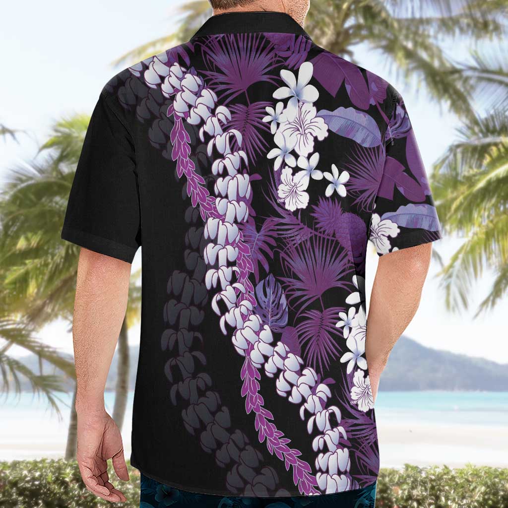 Poni Aloha Hawaii Lei Hawaiian Shirt Tropical Flowers Elegant Vibe - Polynesian Pride