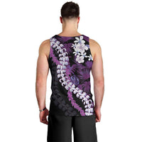 Poni Aloha Hawaii Lei Men Tank Top Tropical Flowers Elegant Vibe - Polynesian Pride
