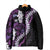 Poni Aloha Hawaii Lei Padded Jacket Tropical Flowers Elegant Vibe - Polynesian Pride