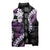 Poni Aloha Hawaii Lei Sleeveless Puffer Jacket Tropical Flowers Elegant Vibe - Polynesian Pride