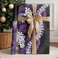 Poni Aloha Hawaii Lei Wrapping Paper Tropical Flowers Elegant Vibe - Polynesian Pride