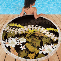 Kula Aloha Hawaii Lei Beach Blanket Tropical Flowers Elegant Vibe - Polynesian Pride