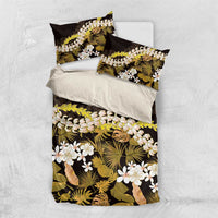 Kula Aloha Hawaii Lei Bedding Set Tropical Flowers Elegant Vibe - Polynesian Pride