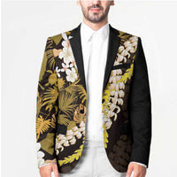 Kula Aloha Hawaii Lei Blazer Tropical Flowers Elegant Vibe - Polynesian Pride