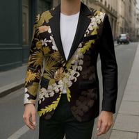 Kula Aloha Hawaii Lei Blazer Tropical Flowers Elegant Vibe - Polynesian Pride