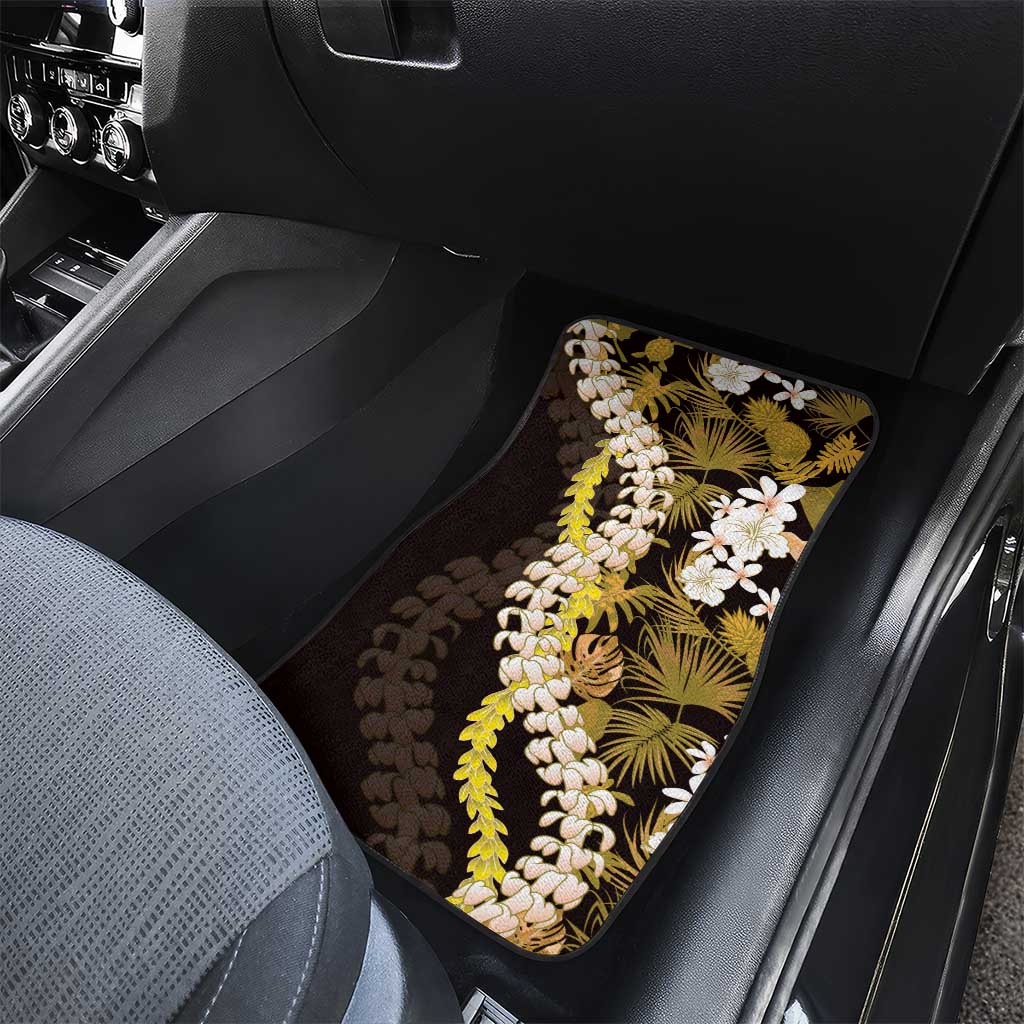 Kula Aloha Hawaii Lei Car Mats Tropical Flowers Elegant Vibe - Polynesian Pride