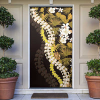 Kula Aloha Hawaii Lei Door Cover Tropical Flowers Elegant Vibe - Polynesian Pride