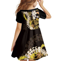 Kula Aloha Hawaii Lei Family Matching Off Shoulder Maxi Dress and Hawaiian Shirt Tropical Flowers Elegant Vibe - Polynesian Pride