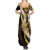 Kula Aloha Hawaii Lei Family Matching Summer Maxi Dress and Hawaiian Shirt Tropical Flowers Elegant Vibe - Polynesian Pride