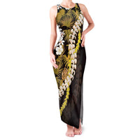 Kula Aloha Hawaii Lei Family Matching Tank Maxi Dress and Hawaiian Shirt Tropical Flowers Elegant Vibe - Polynesian Pride