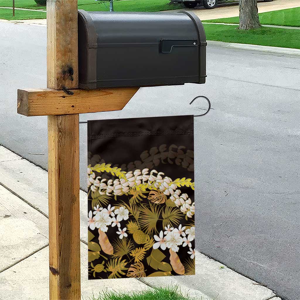 Kula Aloha Hawaii Lei Garden Flag Tropical Flowers Elegant Vibe - Polynesian Pride