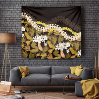 Kula Aloha Hawaii Lei Tapestry Tropical Flowers Elegant Vibe - Polynesian Pride