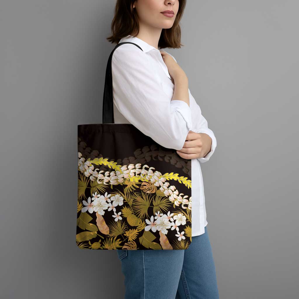 Kula Aloha Hawaii Lei Tote Bag Tropical Flowers Elegant Vibe - Polynesian Pride