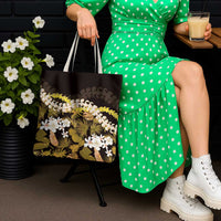 Kula Aloha Hawaii Lei Tote Bag Tropical Flowers Elegant Vibe - Polynesian Pride