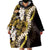 Kula Aloha Hawaii Lei Wearable Blanket Hoodie Tropical Flowers Elegant Vibe - Polynesian Pride