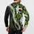 Omaomao Aloha Hawaii Lei Button Sweatshirt Tropical Flowers Elegant Vibe - Polynesian Pride