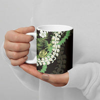 Omaomao Aloha Hawaii Lei Ceramic Mug Tropical Flowers Elegant Vibe - Polynesian Pride