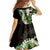 Omaomao Aloha Hawaii Lei Family Matching Off Shoulder Short Dress and Hawaiian Shirt Tropical Flowers Elegant Vibe - Polynesian Pride